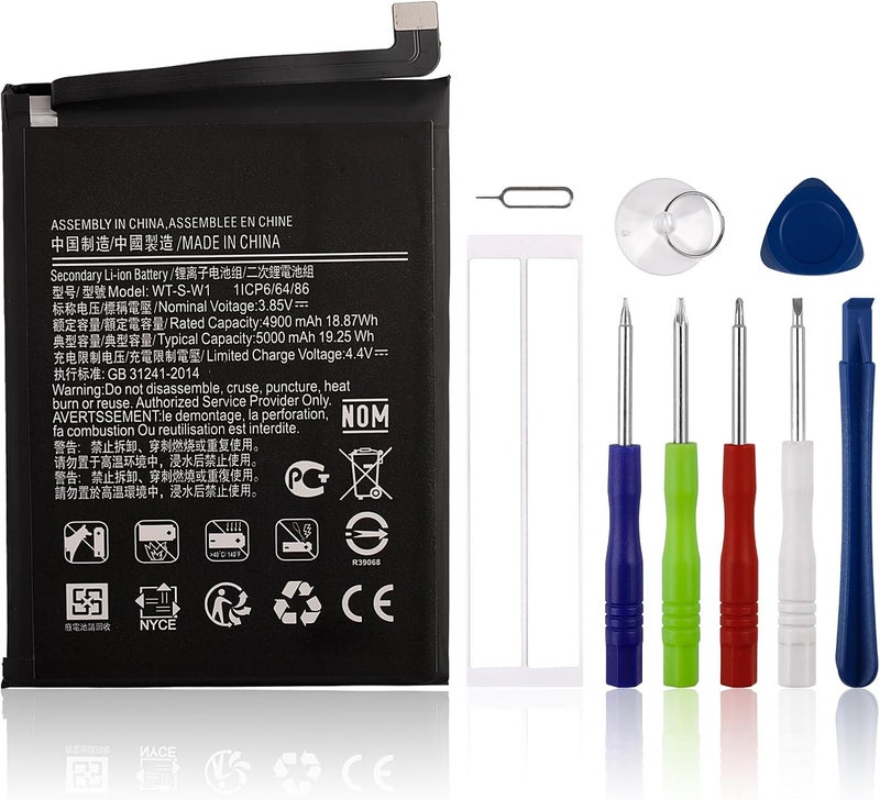 SwarKing 【New】 Replacement Battery WT-S-W1 SM-A146U SM-A146W SM-A146M Compatible with Samsung Galaxy A14 5G with Tools - Image 1